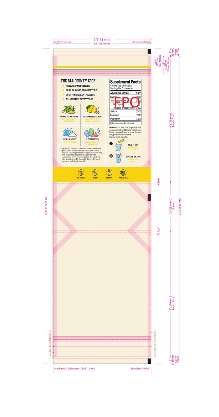 Lemon pouch dieline, page 2