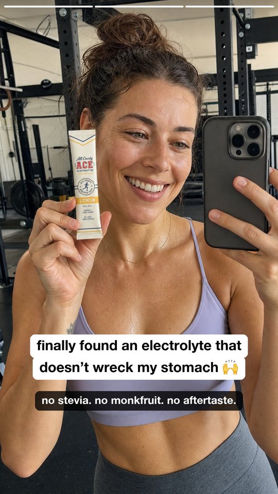 finally found an electrolyte that doesn’t wreck my stomach 🙌