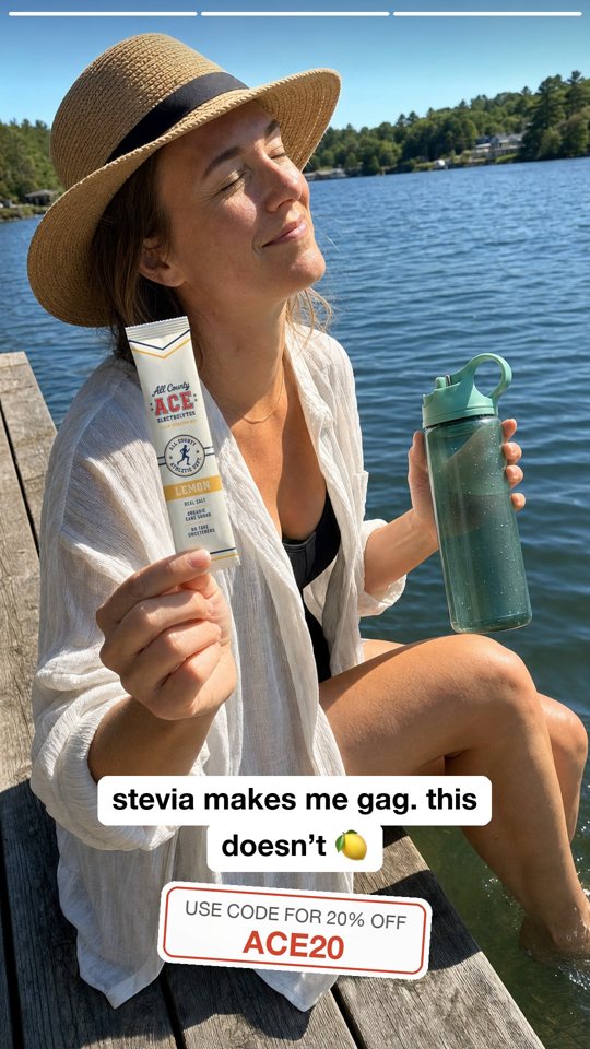 stevia makes me gag. this doesn’t 🍋 + code ACE20